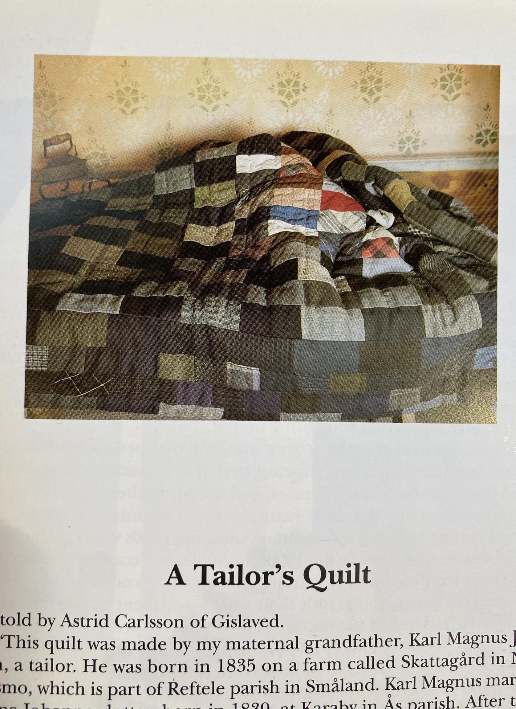 a quilt laying on an uneven horizontal surface