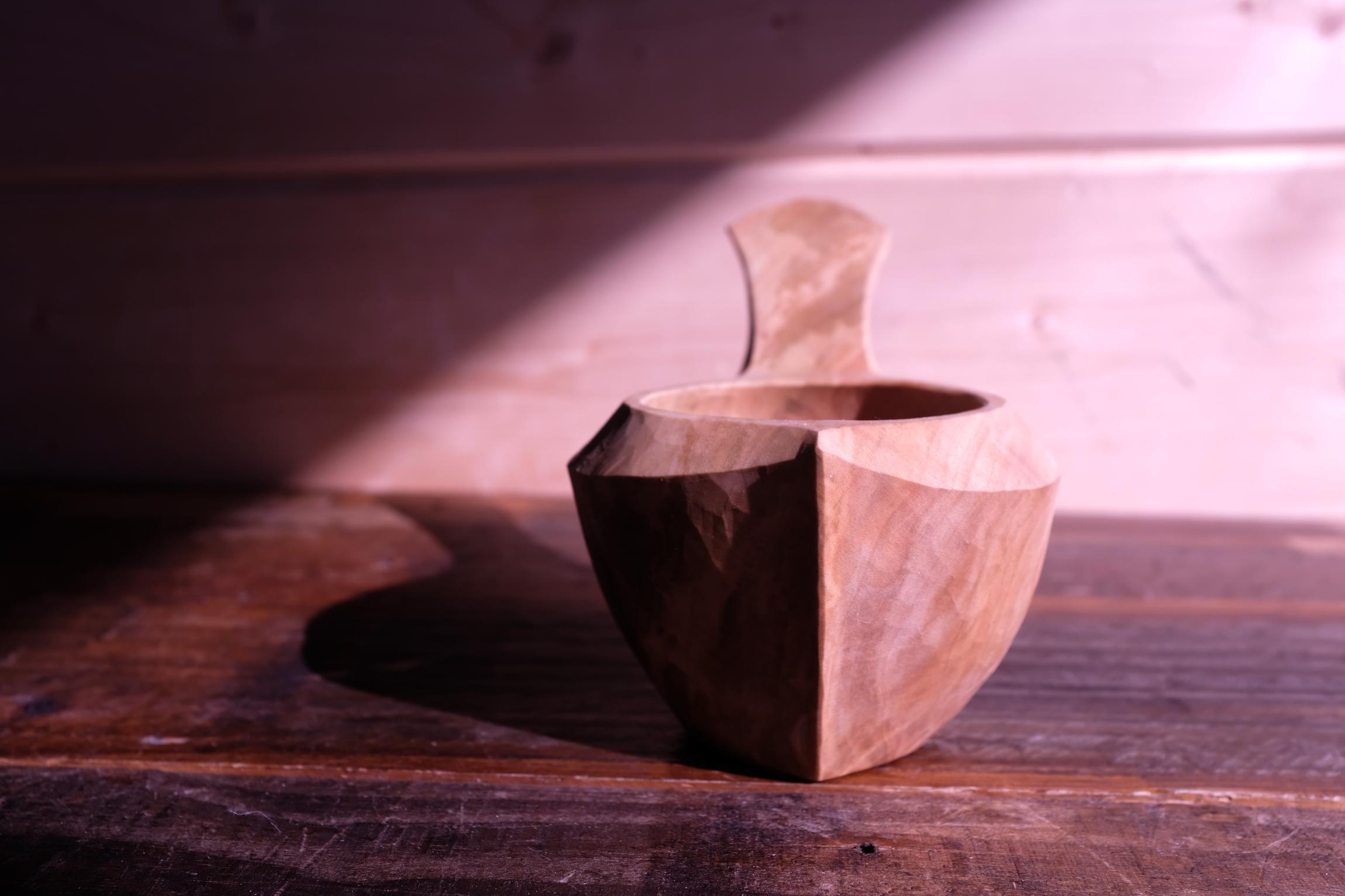 Amazon.com: Nordic Art Store Kuksa Wooden Drinking Cup 16