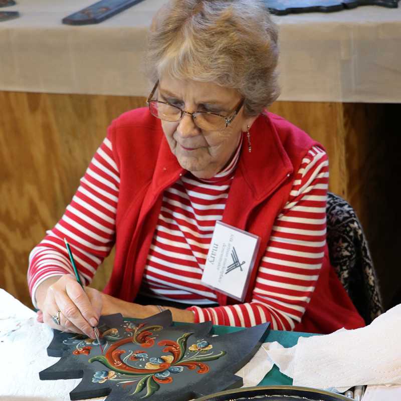 North House Folk School photo of instructor, Mary Schliep