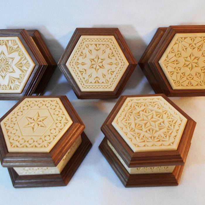 Teaser image for Folk Art Chip Carving: Hexagon Keepsake Box