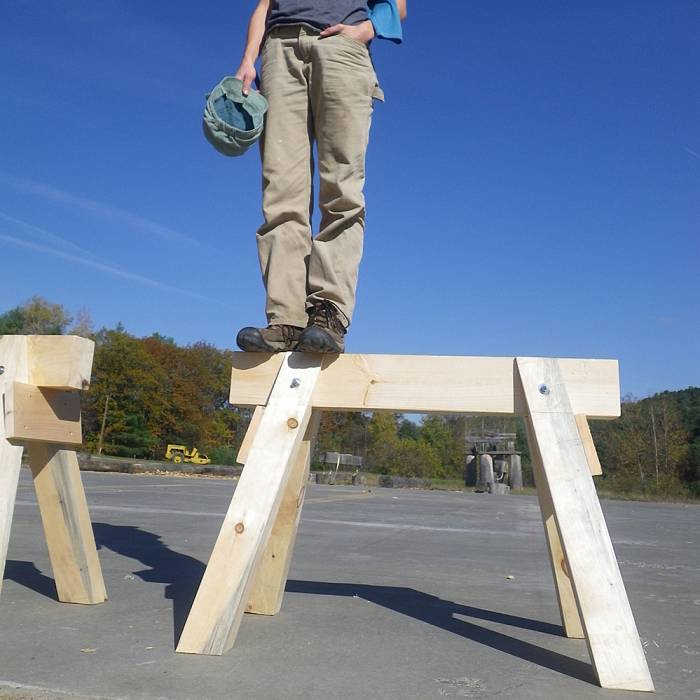 Stackable sawhorses deals