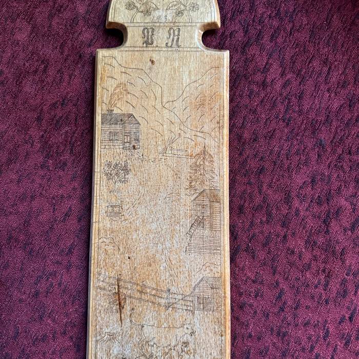 Teaser image for Carved and Kolrosed (Tattoos for Wood) Cutting Board