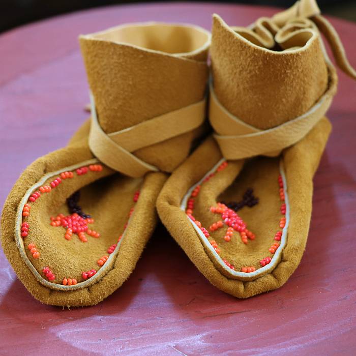 Beaded baby moccasins online