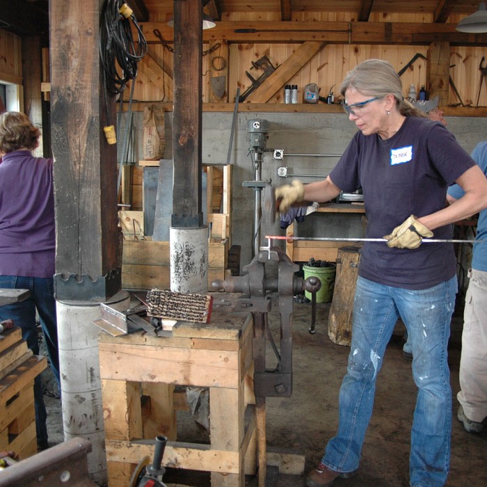 Women's Blacksmithing, North House Folk School course