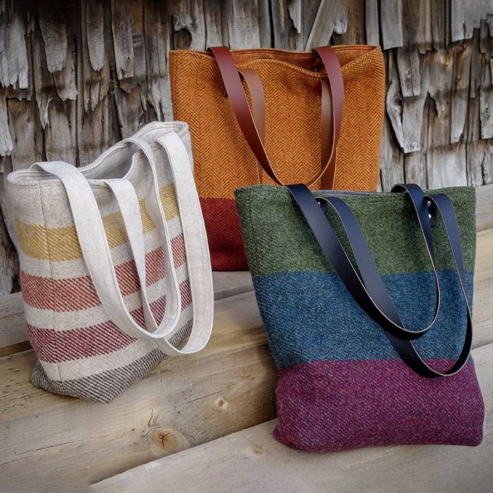 Woven on sale tote bags