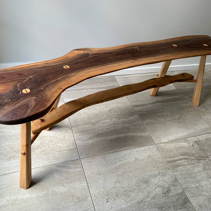 Teaser image for Fine Furniture: Natural-Edged Windsor Bench