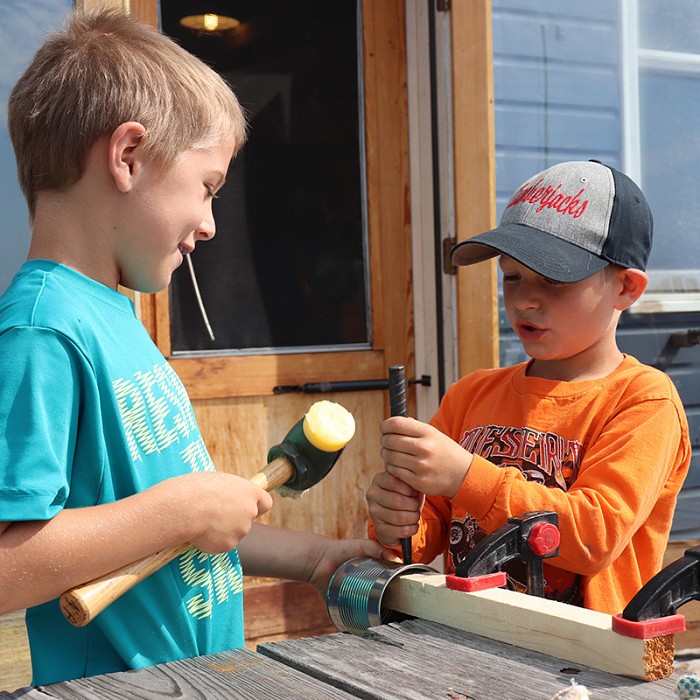 Teaser image for Woodworking Camp for ages 7-10