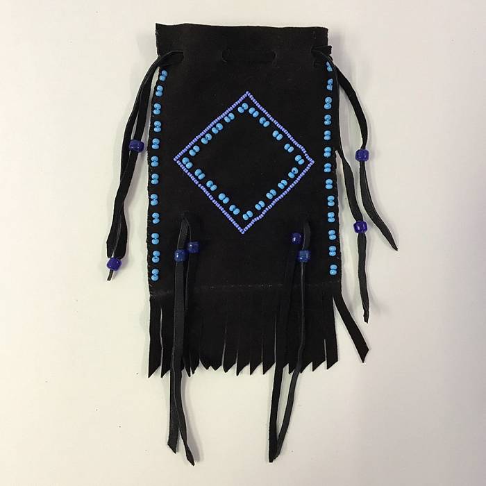 Teaser image for  Leather Bag with Anishinaabe-Style Beadwork