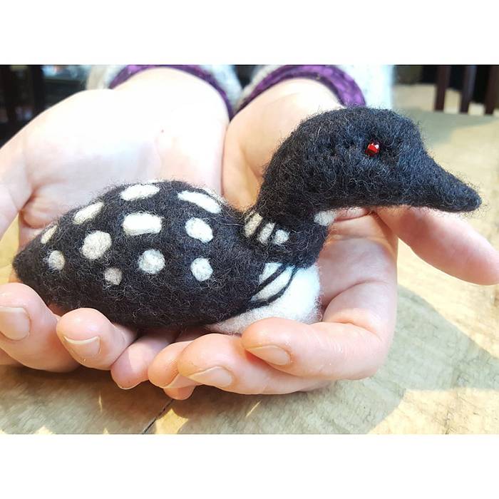 Loon Needle Felting Kit by Laura Berlage – North House Folk School