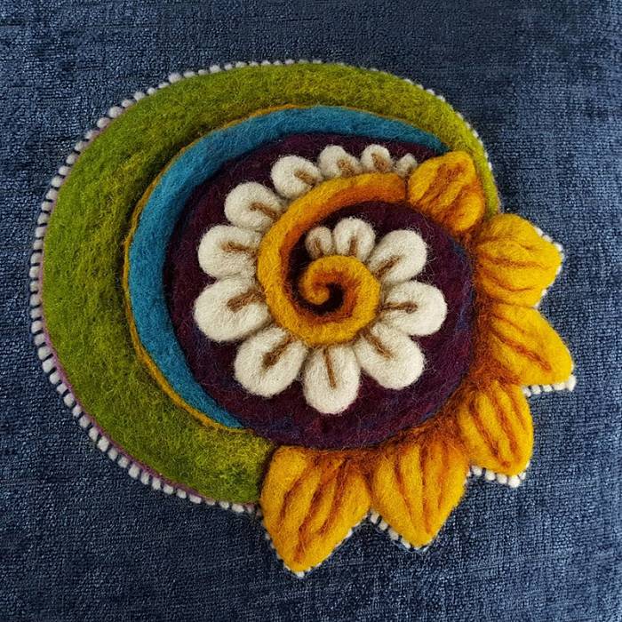 Teaser image for Painting with Wool: Flower Fantasy Online Course