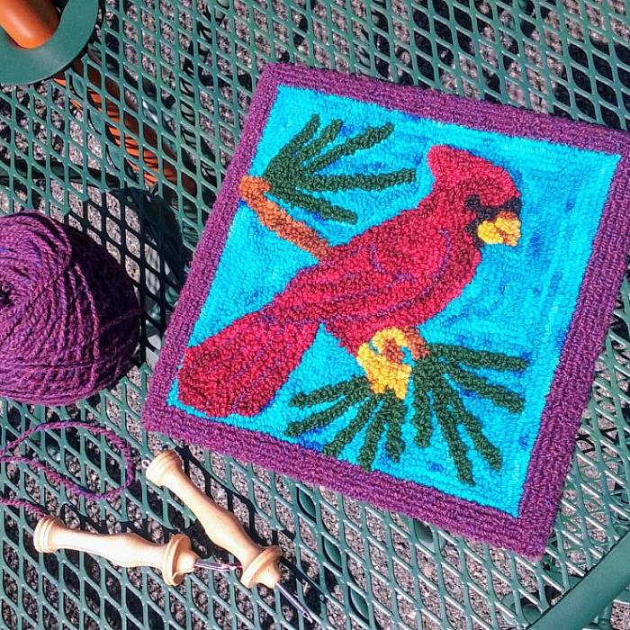 Punch Needle Rug Hooking: Birds of the Northwoods - 2/15/2020