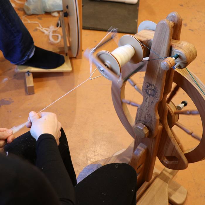 Spin Your Own Yarn Spindle and Wheel, North House Folk School course