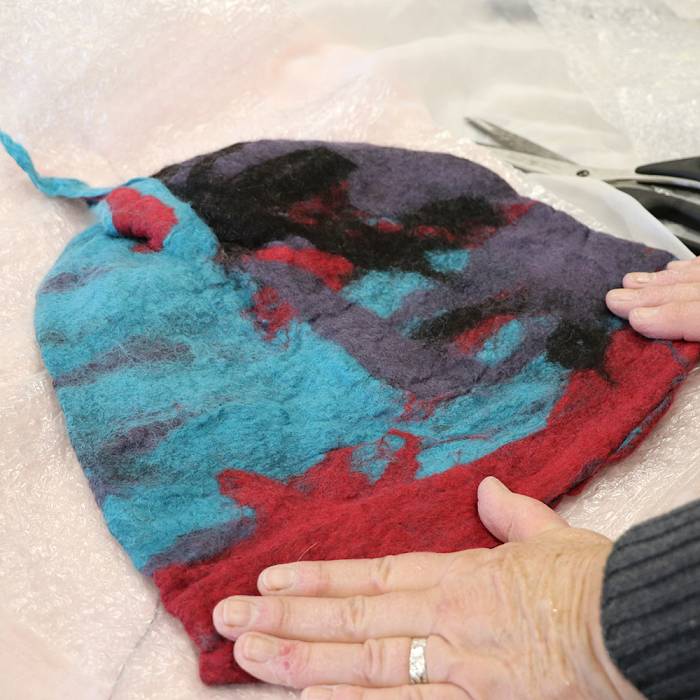 Teaser image for Wet Felting to Keep you Warm: Hats, Slippers, & Mittens