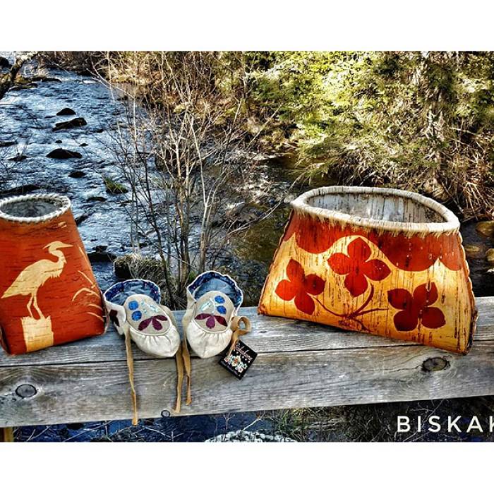 Teaser image for Winter Birch Bark Folded Baskets