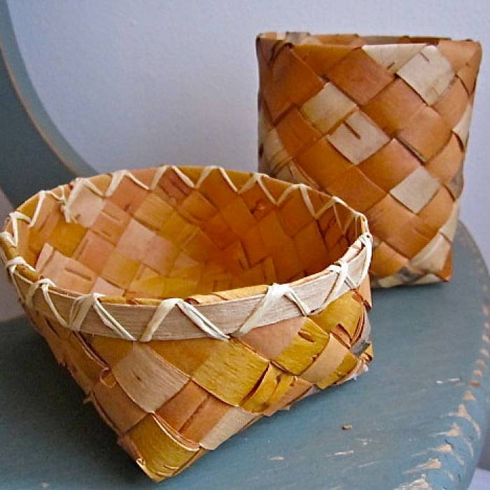 白樺細工Plaited Basketry with BirchBark - 趣味/スポーツ/実用