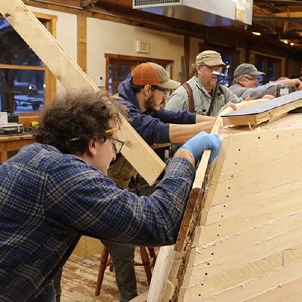 Image for ON CAMPUS: Boat Builders at Work: Herring Skiff Build