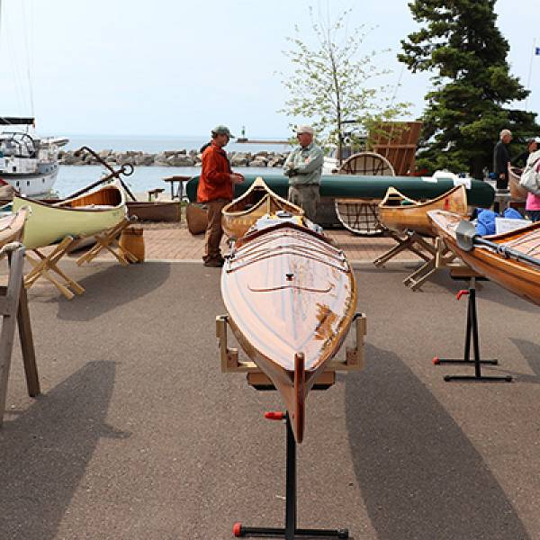 Image for ON CAMPUS: Wooden Boat Display
